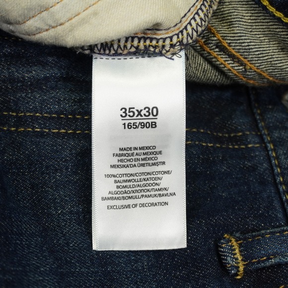 Polo Ralph Lauren Jeans Mens 35x30 (Fits 38x29) Hampton Relaxed Straight Denim - Picture 11 of 16